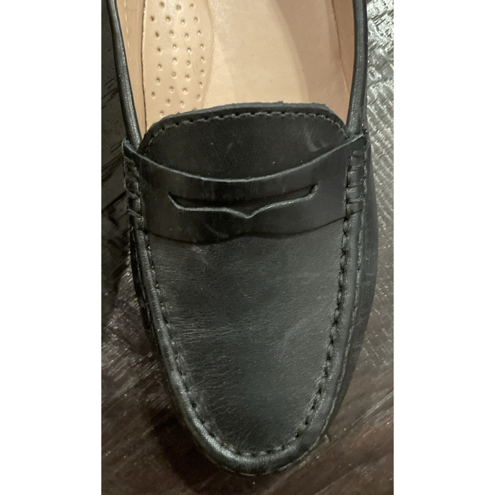 Marc Joseph‎ New York Womens Size 8 1/2 Lexington Loafer Flats Black Leather - Picture 5 of 10